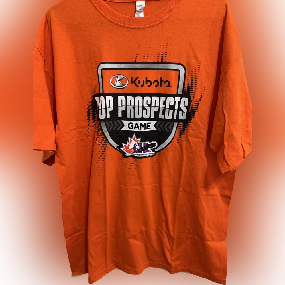 HAT and Shirt matching orange CHL top prospects gear